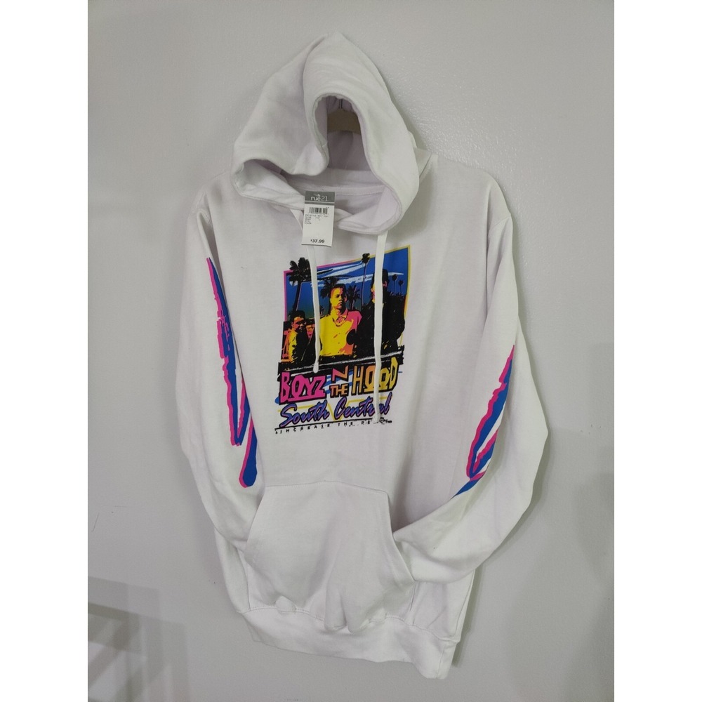 Boyz N The Hood Hooded Sweatshirt Small In White